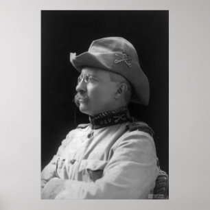 Poster Colonel Theodore Roosevelt de 1898