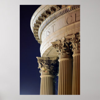 Poster Colonne de l'église