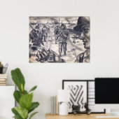 Poster Colonne De Secours (Bureau à domicile)