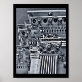 Poster Colonne décorative (Devant)