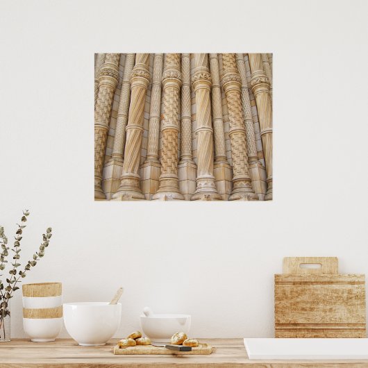 Poster Colonnes (Cuisine)