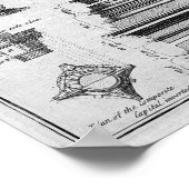 POSTER COLONNES ARCHITECTURALES DÉTAILS DE L'ARCHE 1728 (Coin)