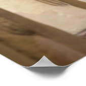 Poster Colonnes de construction, La Havane, Cuba (Coin)