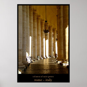 Poster colonnes de saint peters