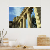 Poster Colonnes de style grec au Palais des Beaux-Arts (Cuisine)