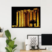 Poster Colonnes grecques (Bureau à domicile)