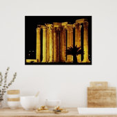 Poster Colonnes grecques (Cuisine)