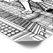 Poster Color Me | Anime Superhero fille (Coin)