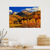 Poster Colorado automne (Cuisine)