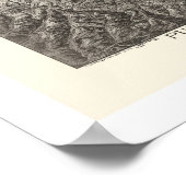 Poster Colorado Carte topographique 1894 (Coin)