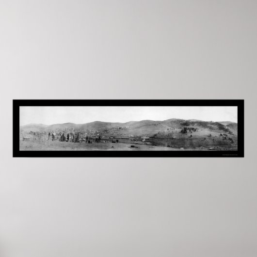 Poster Colorado de Cripple Creek Photo 1895 (Devant)