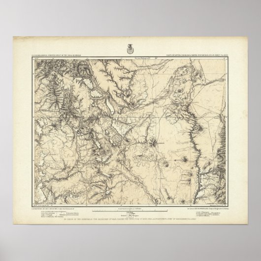 Poster Colorado et Nouveau-Mexique (Devant)