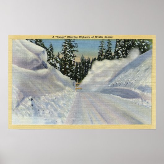 Poster Colorado "Snogo" Apprentissage de la chasse à neig (Devant)