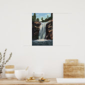 Poster Colorado Springs, CO - Bridal Veil Falls (Cuisine)