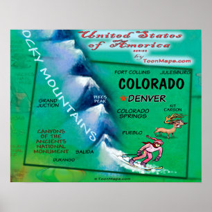 Poster Colorado USA