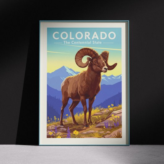 Poster Colorado vintage