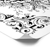 Poster colorant "Le bol de poisson de Mme Dee" (Coin)