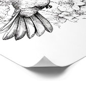 Poster Coloration adulte de colibri (Coin)