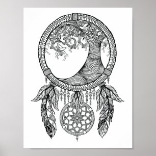 Poster Coloration Dreamcatcher