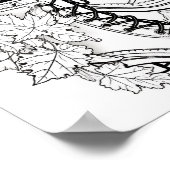 Poster Coloration pour adultes automne/automne (Coin)