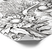 Poster Coloration pour adultes automne/automne (Coin)