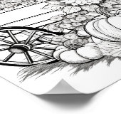 Poster Coloration pour adultes automne/automne (Coin)