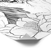 Poster Coloration pour adultes Boston Terrier (Coin)