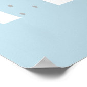 Poster Colorbloc de face Panda Cute (Coin)