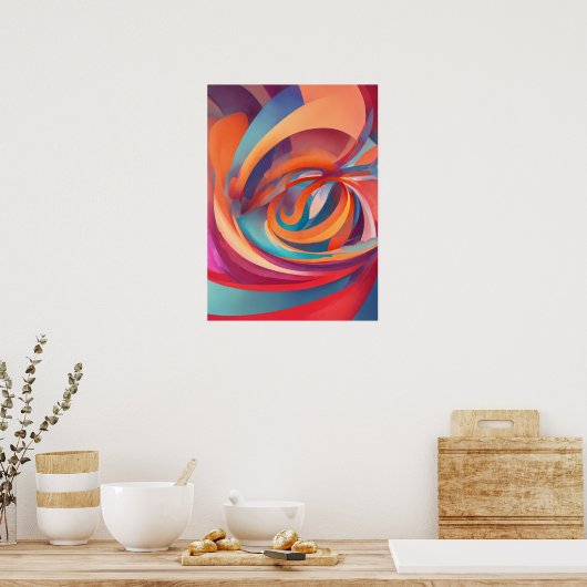 POSTER COLORÉ (Cuisine)