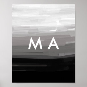 Poster Coloré ajouter votre nom image texte