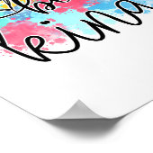 Poster Coloré Be Kind Paint Splash non encadré (Coin)