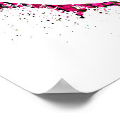 Poster Coloré Bmx - Vélo Bmx - Retro (Coin)