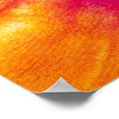 Poster Coloré Cravate-Dye -Dye Abstrait. (Coin)