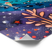 POSTER COLORÉ DE FLEUVE ENCHANTÉE (Coin)