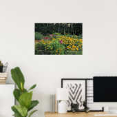 Poster Coloré Fin Été Grand Wild Mullein (Bureau à domicile)