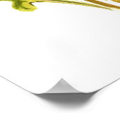 Poster coloré Gerbera Daisy Wallart (Coin)