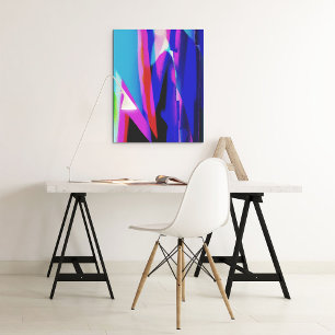 Poster coloré Gradient Vintage Gradient coloré