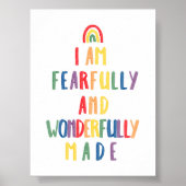 Poster Coloré Imprimé magnifiquement fait (Devant)