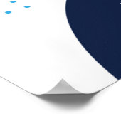 Poster Coloré Moderne Protéger Marine Vie (Coin)