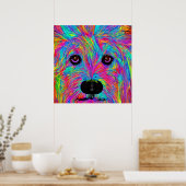 Poster coloré pour chien (Cuisine)
