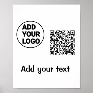 Poster Coloré simple ajouter votre logo nom image texte