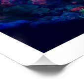 Poster Coloré sous le paysage marin (Coin)