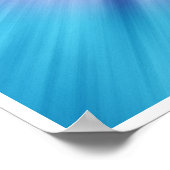 Poster Coloré Starburst Tie Dye (Coin)