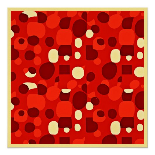 Poster Coloré Stylish Diverse Elegance Motif (Devant)