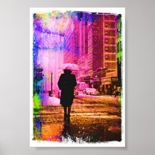 Poster Coloré Vintage Kansas City