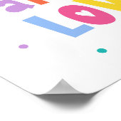 Poster Coloré Vous Êtes Si Aimé (Coin)