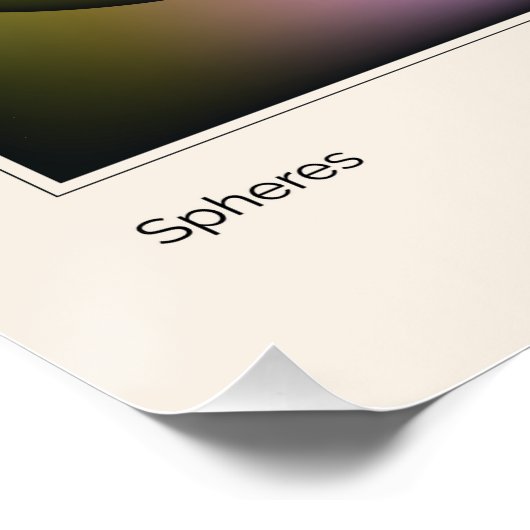 Poster Colored Spheres (Coin)