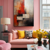 Poster 🎨 Colorés Abstraits Mots habilitants ✨