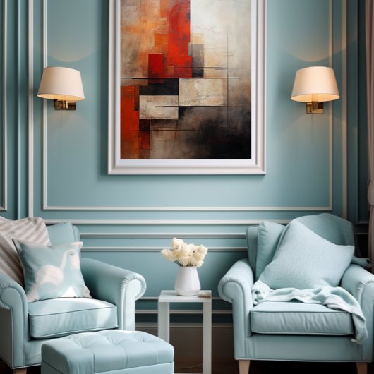 Poster 🎨 Colorés Abstraits Mots habilitants ✨