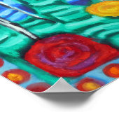 Poster Colorés, Arbres capricieux (Coin)